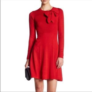Eliza J Red Bow Dress | Size S